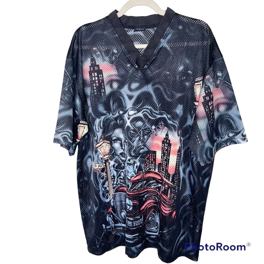Chihuahua All Over Print Spray Paint Jersey Size XL